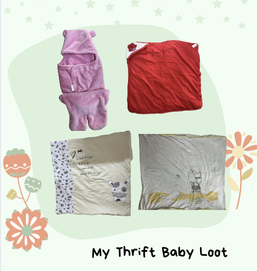 Preloved baby swaddles (0-6 months)